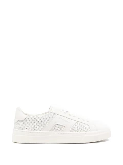 perforated lace-up sneakers by SANTONI