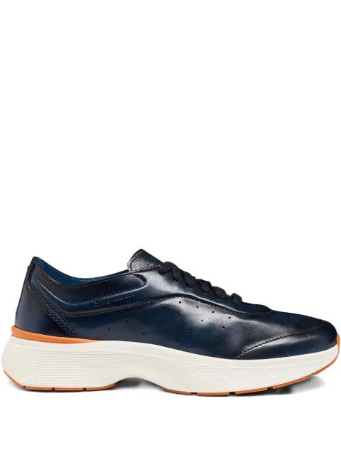 perforated leather sneakers by SANTONI