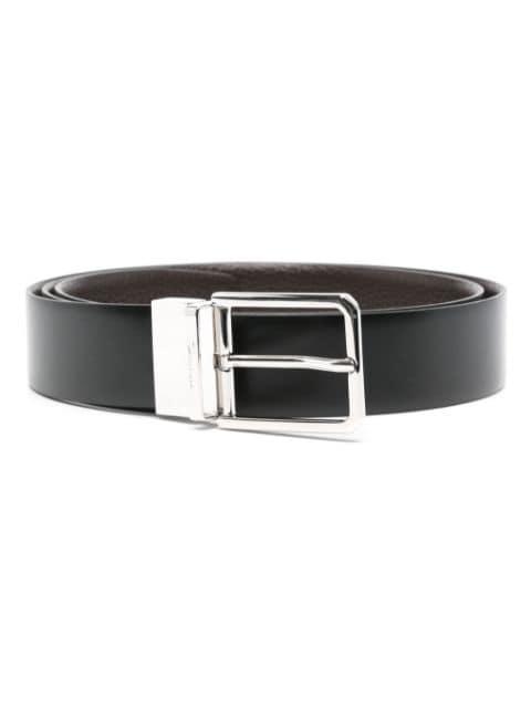 reversible leather belt by SANTONI