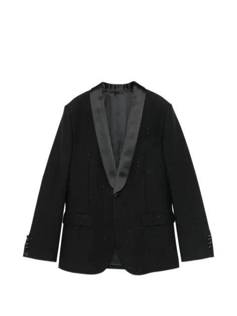 sequin-embellished shawl-lapel blazer by SANTONI