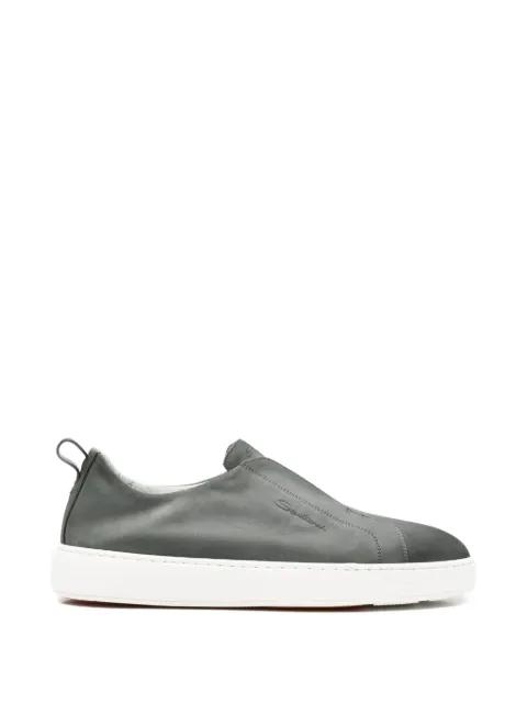 slip-on leather sneakers by SANTONI