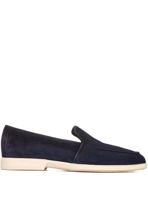 suede leather loafers by SANTONI