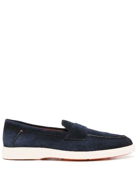 suede loafers by SANTONI