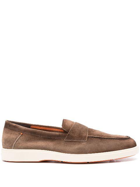 suede loafers by SANTONI