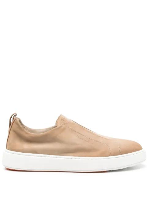 suede loafers by SANTONI