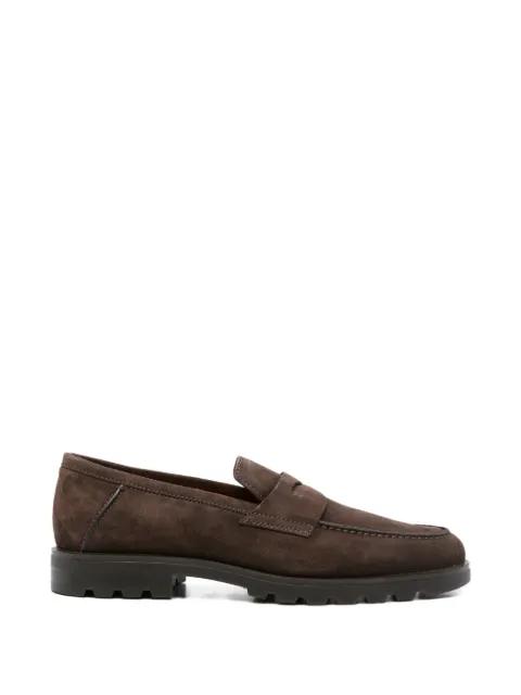 suede loafers by SANTONI
