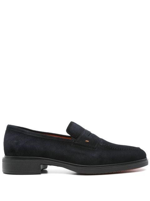 suede loafers by SANTONI