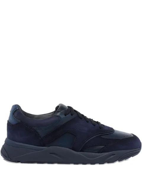 suede paneled sneakers by SANTONI