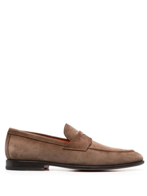 suede penny loafers by SANTONI