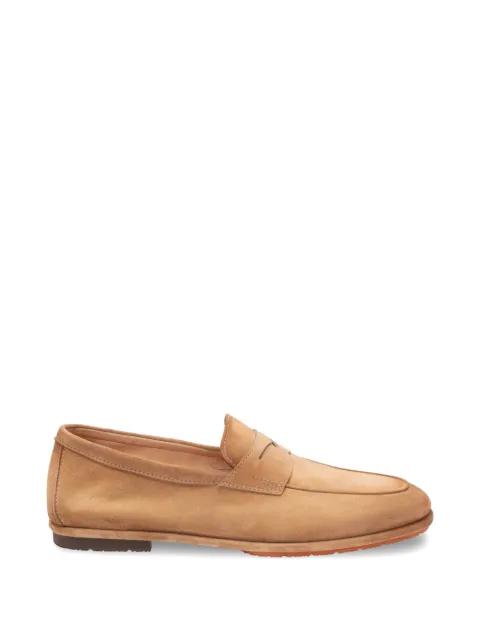 suede penny loafers by SANTONI