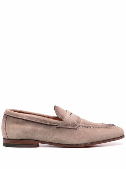 suede penny loafers by SANTONI