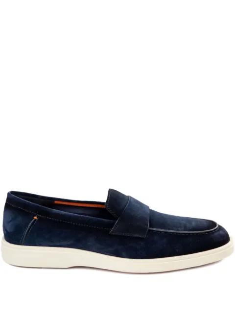 suede penny loafers by SANTONI