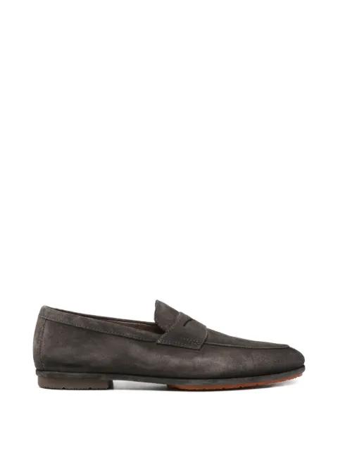 suede penny loafers by SANTONI