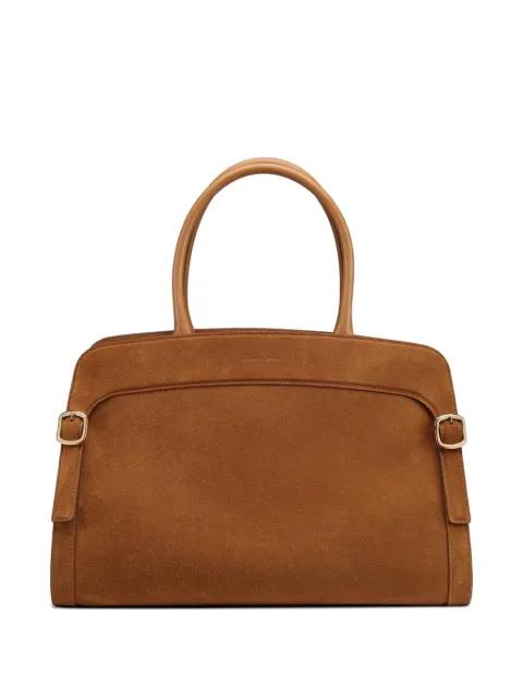 suede shoulder bag by SANTONI