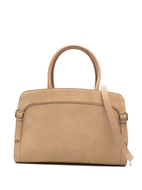 suede tote bag by SANTONI