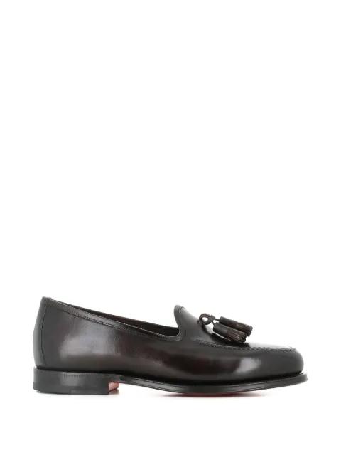 tassel leather loafers by SANTONI