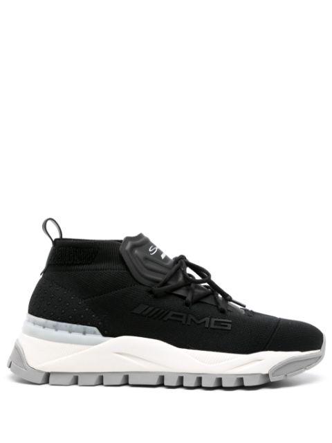 x AMG elasticated-panel sneakers by SANTONI