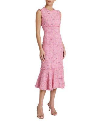 Andi Sleeveless Sheath Tweed Dress by SANTORELLI