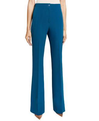 BETH Stretch Techno Crepe Flared Pant by SANTORELLI