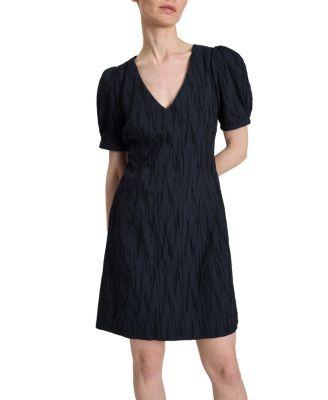Bianca Shift Dress in Abstract Jacquard by SANTORELLI
