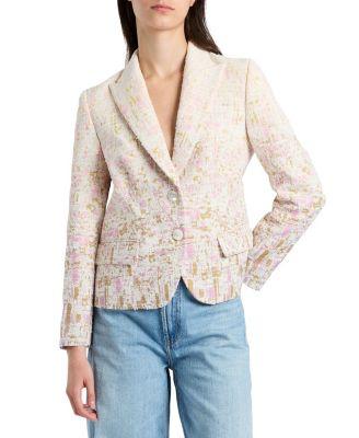 Jodie Jacket in Ombre Jacquard by SANTORELLI