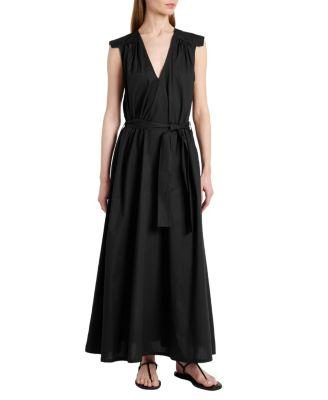 Niu Cap Sleeve Maxi Cotton Dress by SANTORELLI