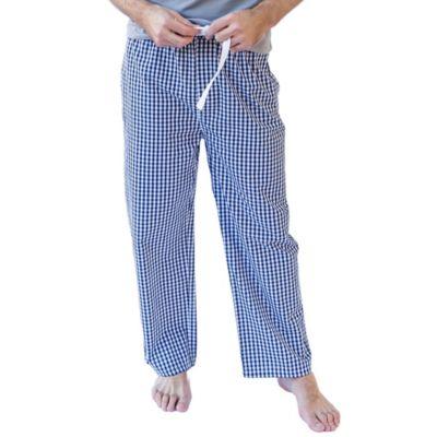 Men's Organic Cotton Poplin Long Pajama Pants by SANT&ABEL
