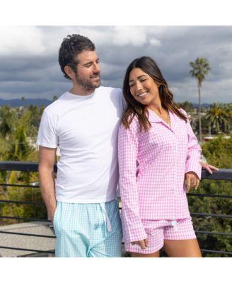 Men's Organic Cotton Poplin Long Pajama Pants by SANT&ABEL