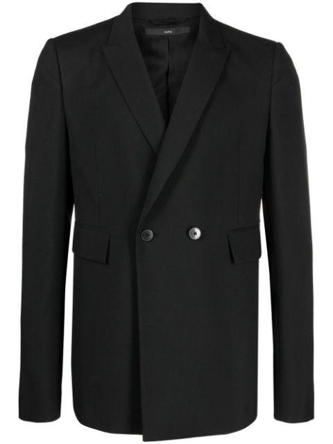 double-breasted tailored blazer by SAPIO