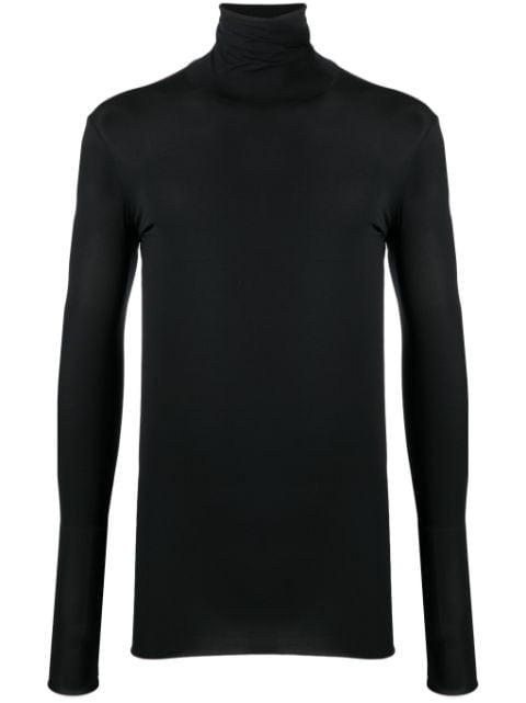 high-neck long-sleeve T-shirt by SAPIO