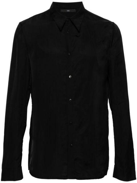 long-sleeve satin shirt by SAPIO