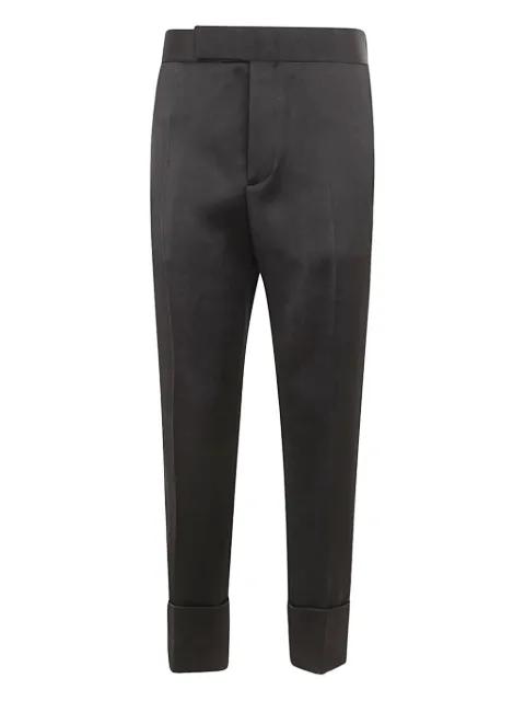 pocket-detail tailored trousers by SAPIO