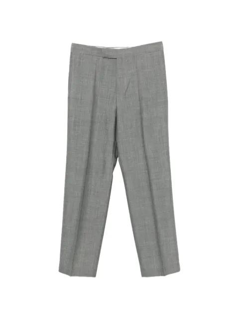 pressed-crease mohair trousers by SAPIO