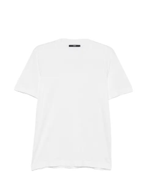 ribbed-trim T-shirt by SAPIO