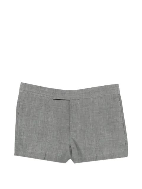 slub-texture shorts by SAPIO
