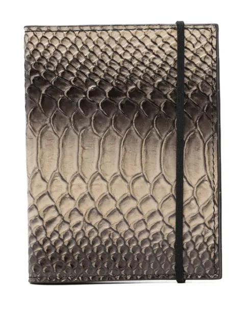 snake-effect wallet by SAPIO