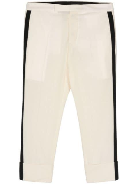 wool tailored trousers by SAPIO