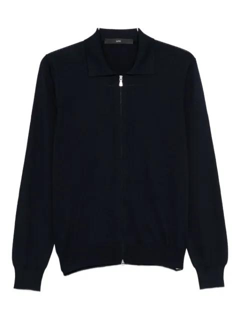 zip collared knitwear by SAPIO