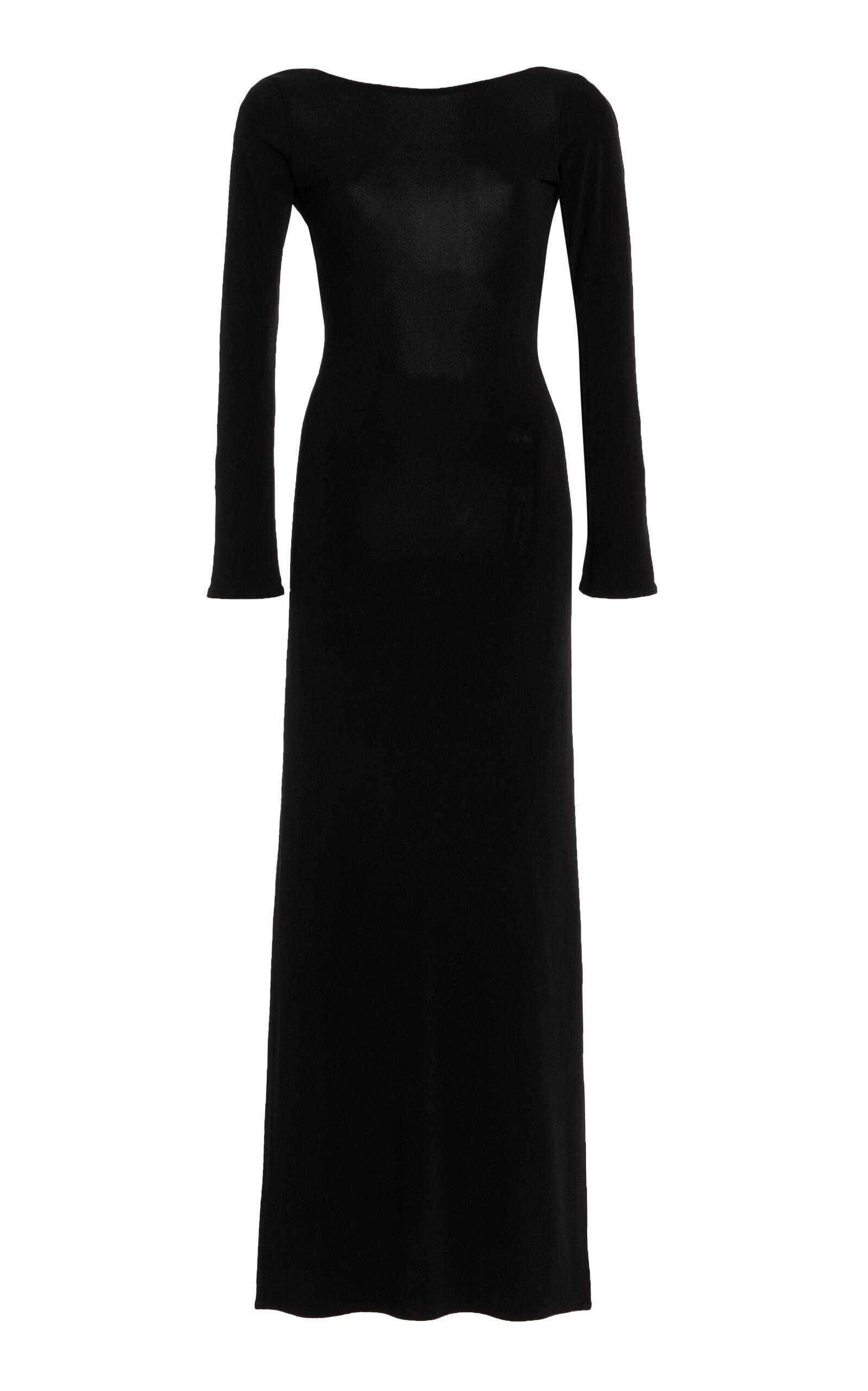 Sara Cristina - Costa Cowries Stretch-Jersey Maxi Dress - Black - - Moda Operandi by SARA CRISTINA Sara Cristina - Costa Cowries Stretch-Jersey Maxi Dress - Black - - Moda Operandi by SARA CRISTINA