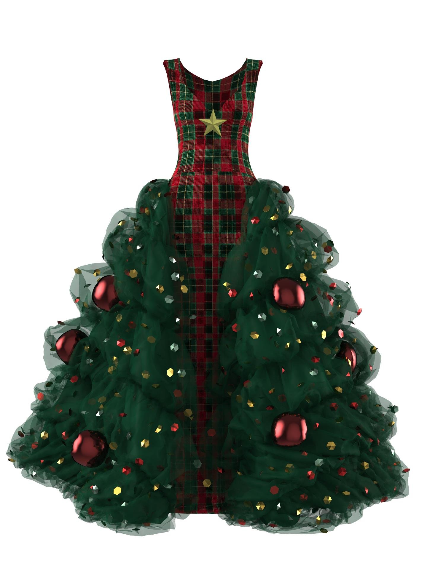 Christmas Gown-I-I by SARA HASANPOUR