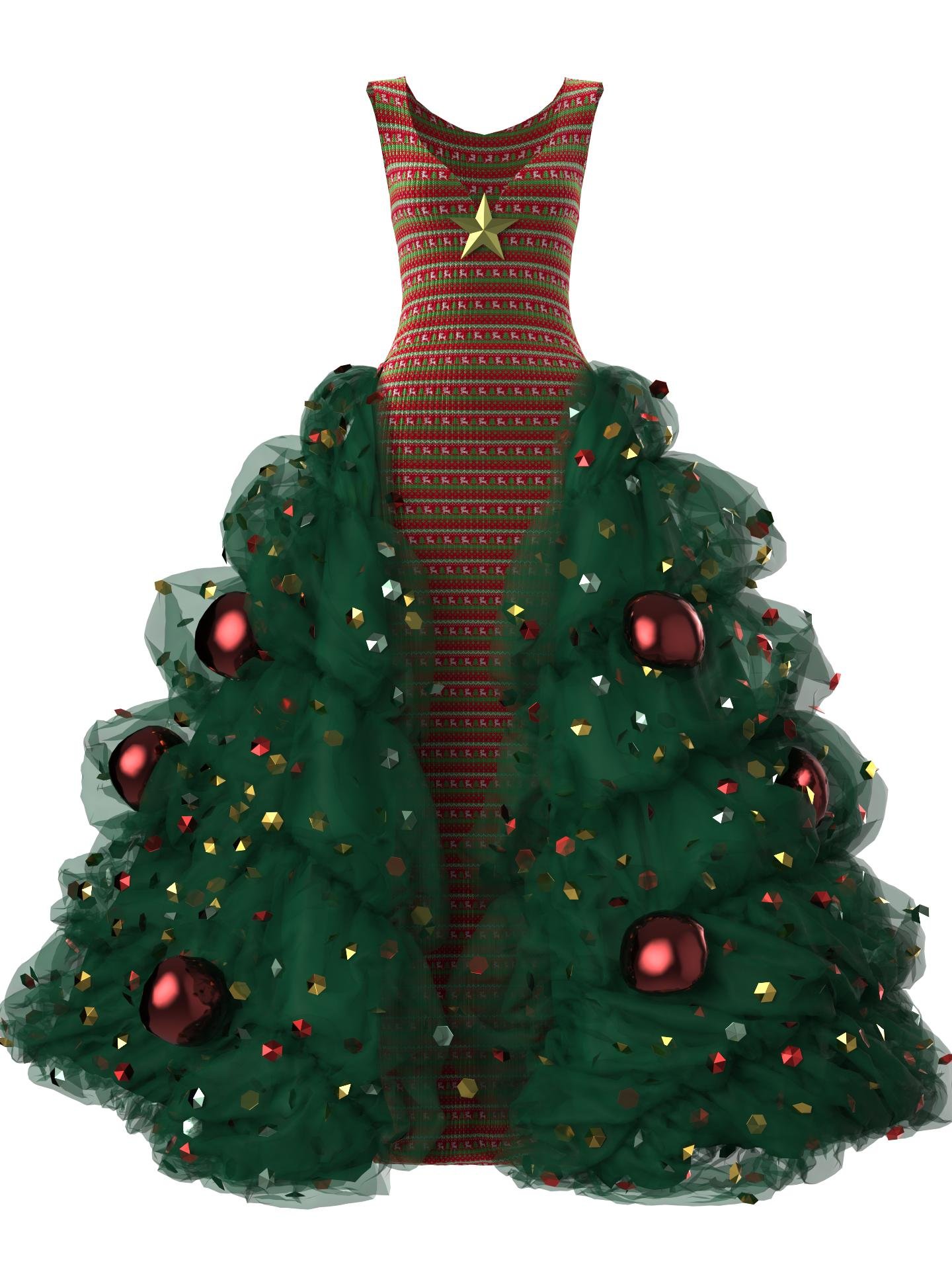 Christmas Gown-I-II by SARA HASANPOUR