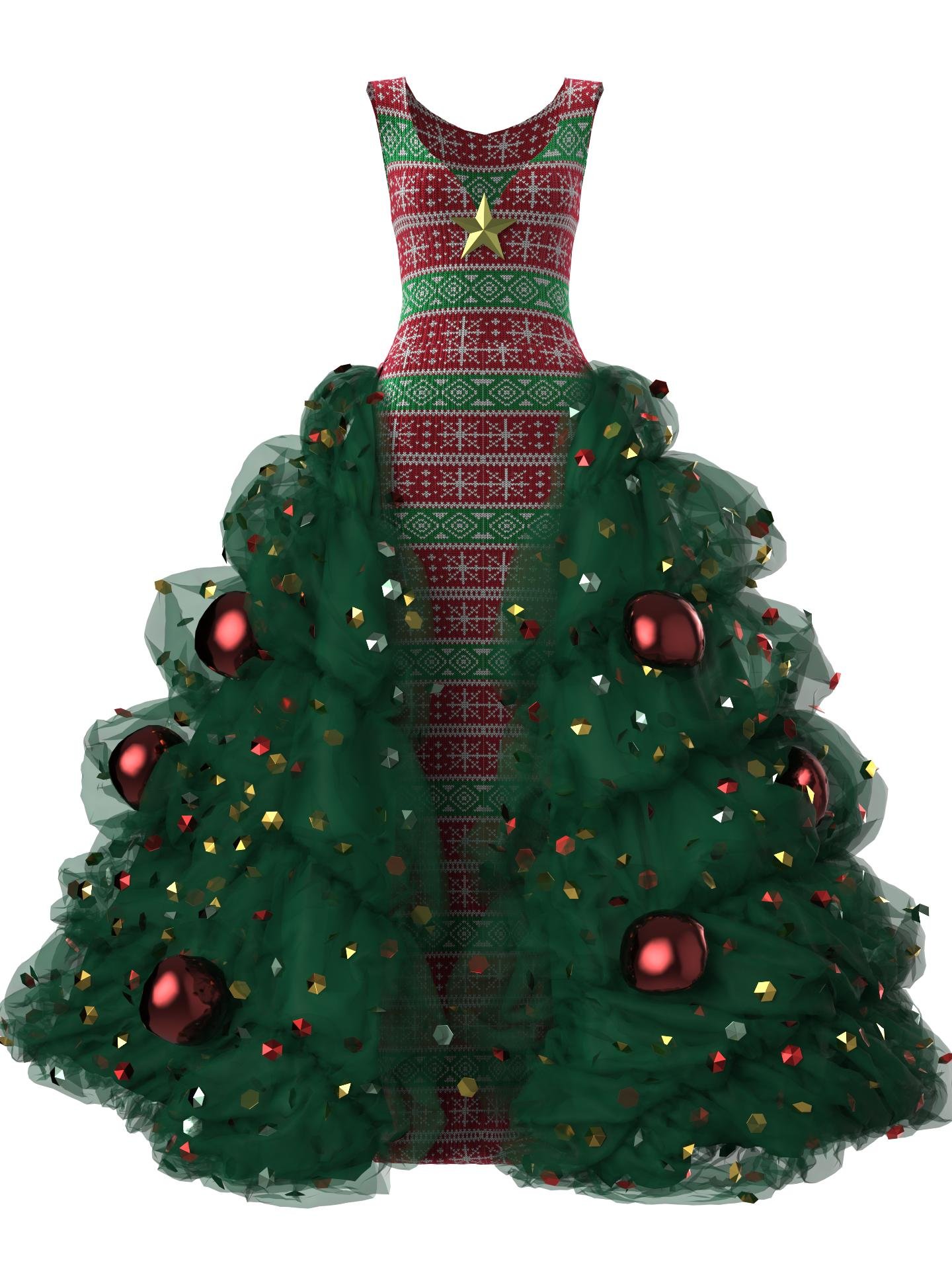 Christmas Gown-I-III by SARA HASANPOUR