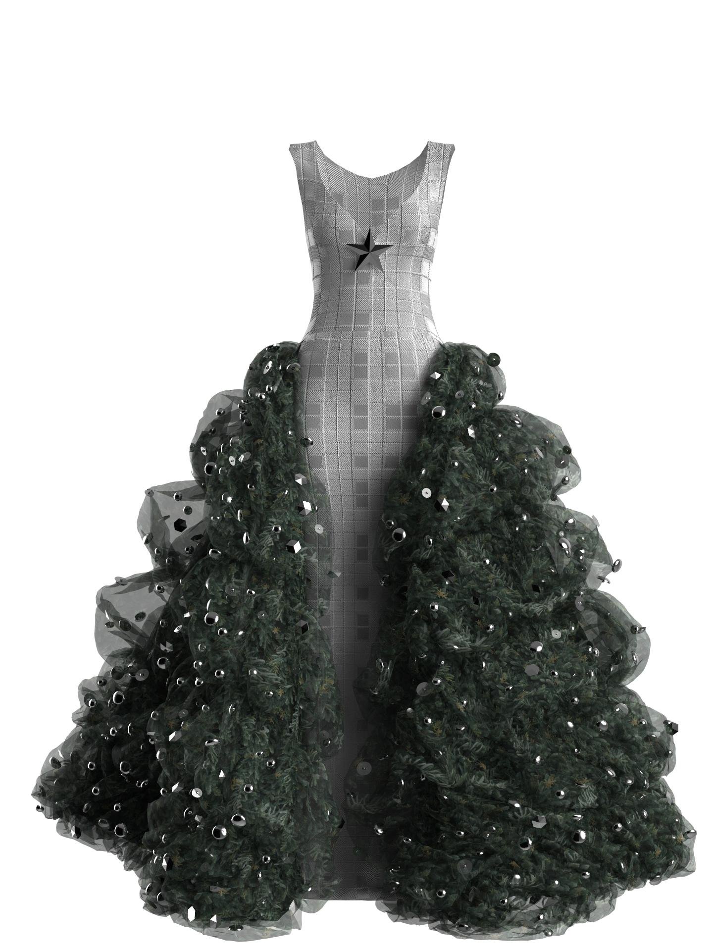 Christmas Gown-I-V by SARA HASANPOUR
