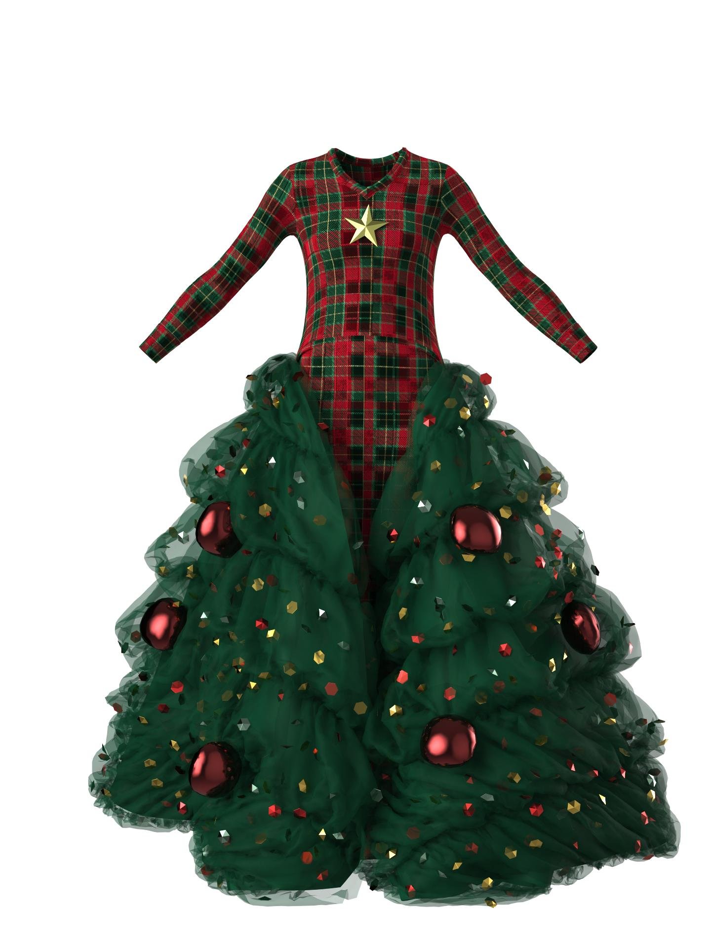 Christmas Gown-II-I by SARA HASANPOUR