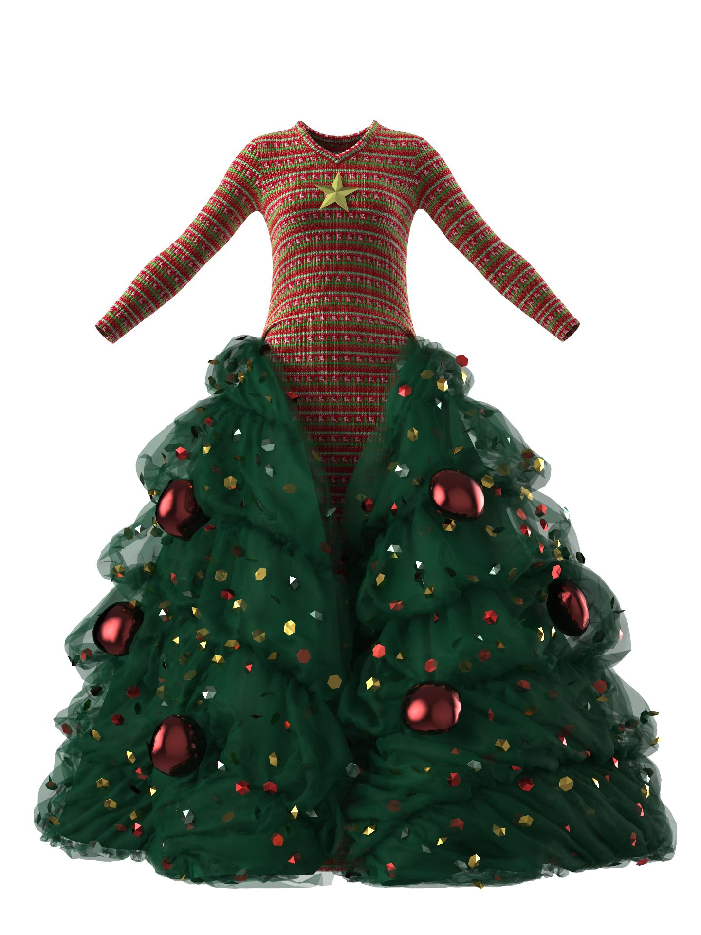 Christmas Gown-II-II by SARA HASANPOUR