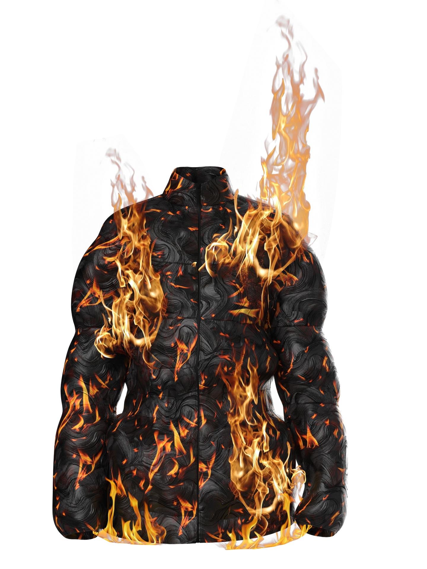 Ignition puffer jacket by SARA HASANPOUR