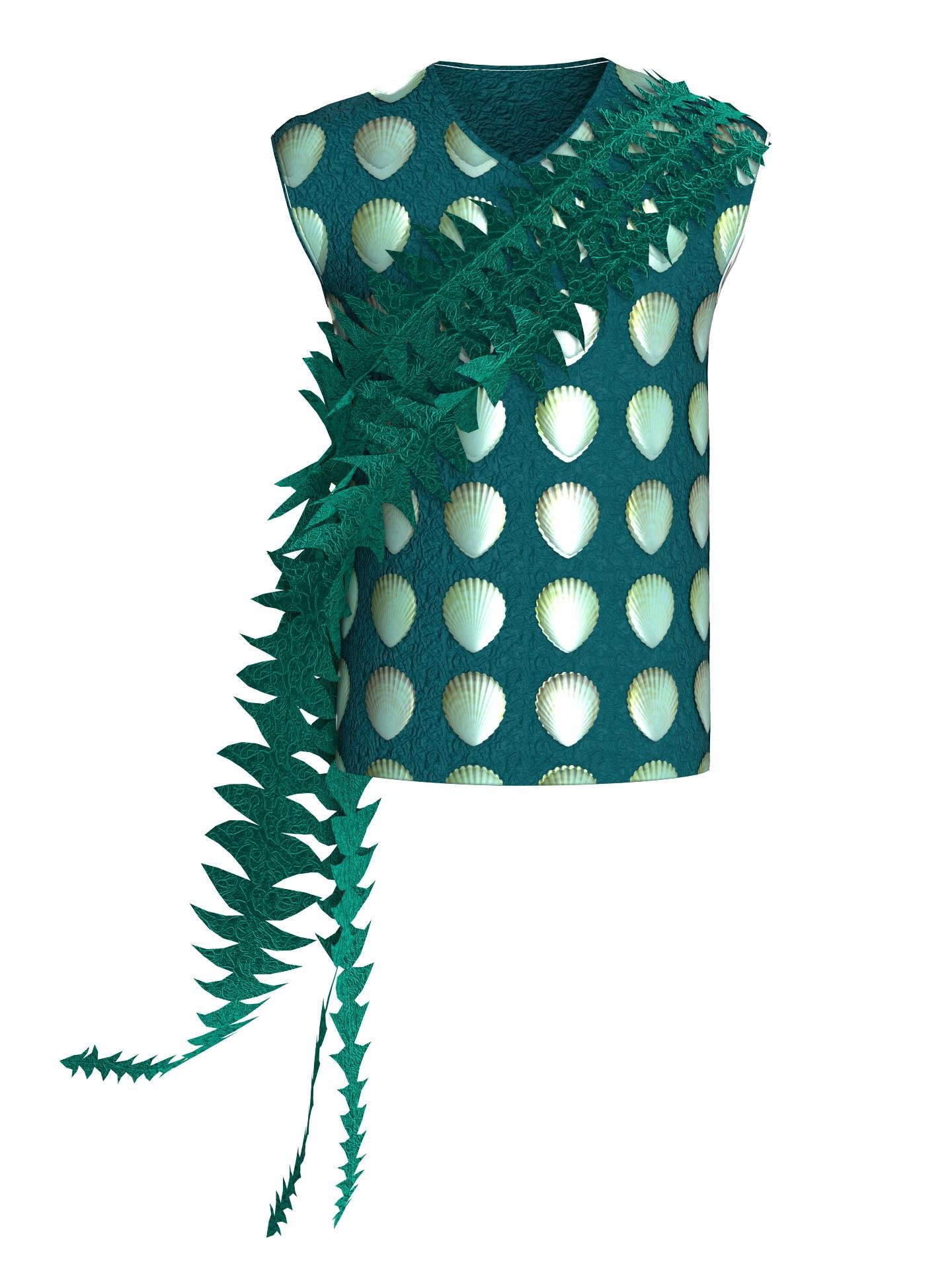 Seaweed Serenade Tank Top by SARA HASANPOUR