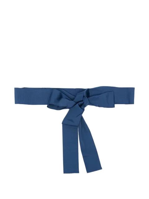 grosgrain-ribbon bow belt by SARA ROKA
