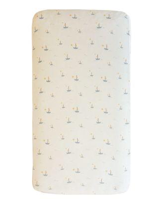 Minky Stretch Luxe Crib Sheet 52"L x 28"W x 9"D by SARANONI