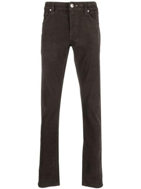 Leonardo mid-rise straight-leg jeans by SARTORIA TRAMAROSSA